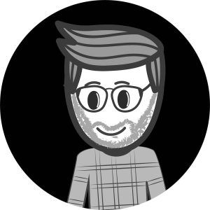 Doodle of a man, representing Marcos Fernandes, voiceover talent from Portugal